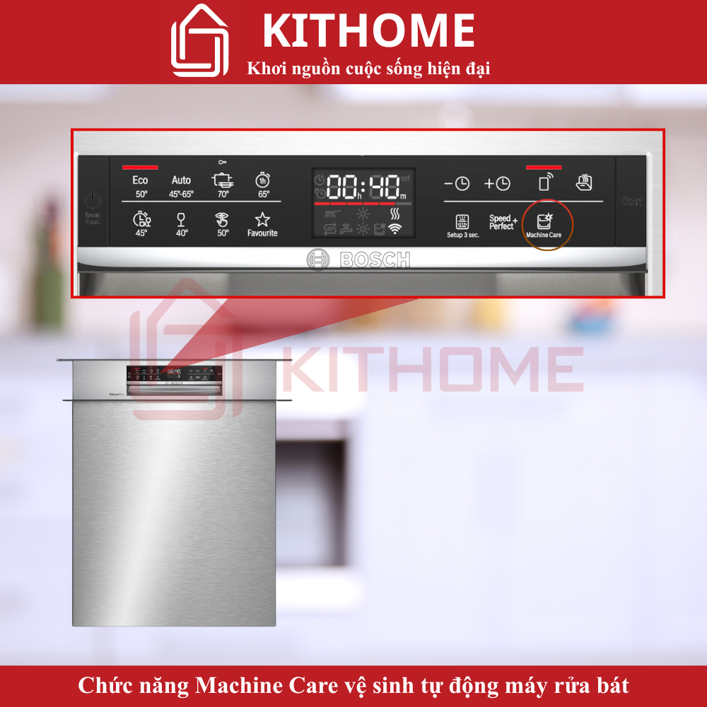 Machine Care – chế độ vệ sinh máy tự động Machine Care – chế độ vệ sinh máy tự động