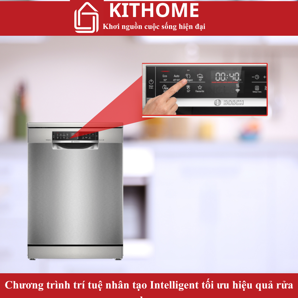 Chương trình trí tuệ nhân tạo Intelligent tối ưu hiệu quả rửa hơn