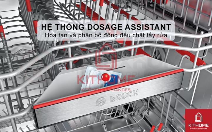 Hòa tan hoàn toàn chất tẩy rửa nhờ hệ thống Dosage Assistant