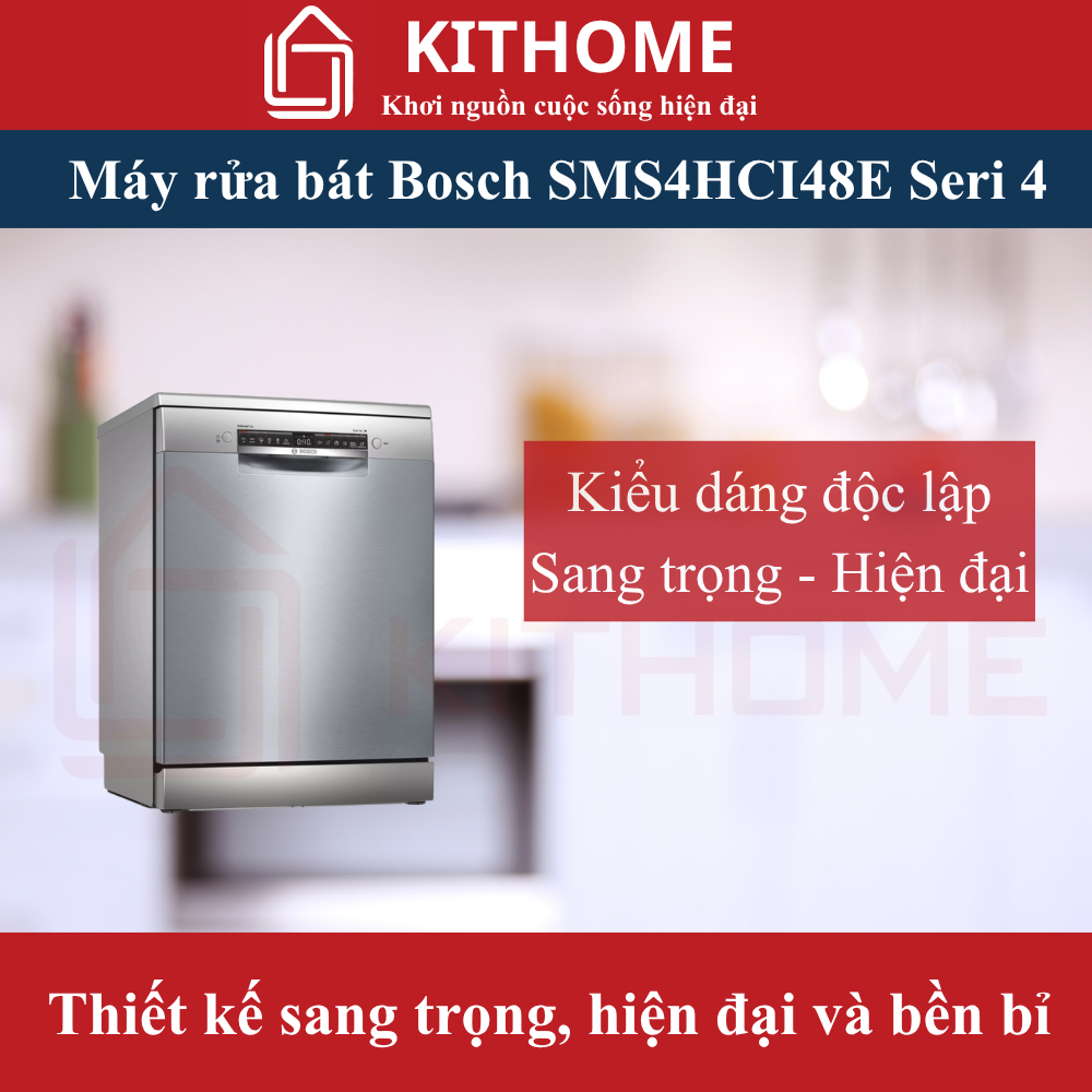 Máy rửa bát Bosch SMS4ECI14E – Thiết kế sang trọng, hiện đại và bền bỉ Máy rửa bát Bosch SMS4ECI14E – Thiết kế sang trọng, hiện đại và bền bỉ