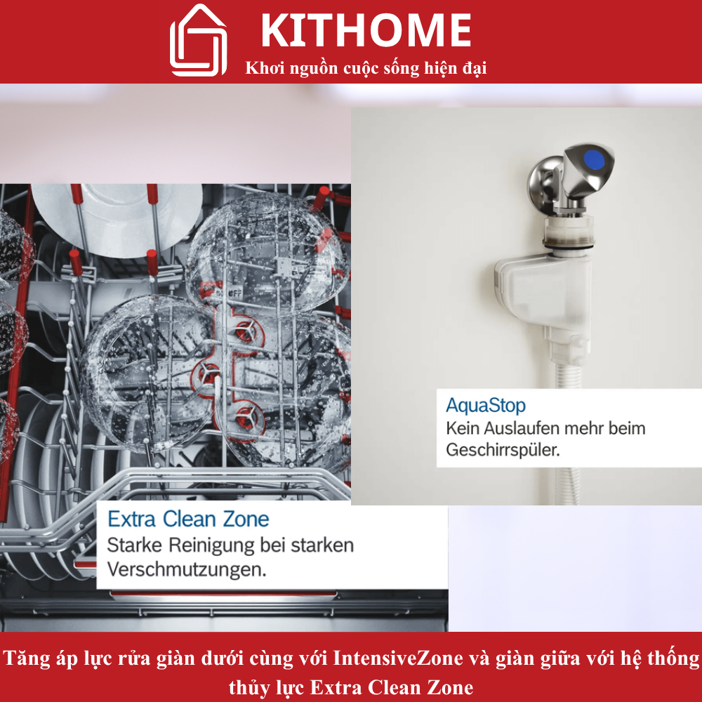 IntensiveZone & Extra Clean Zone – siêu sạch dành cho nồi chảo 