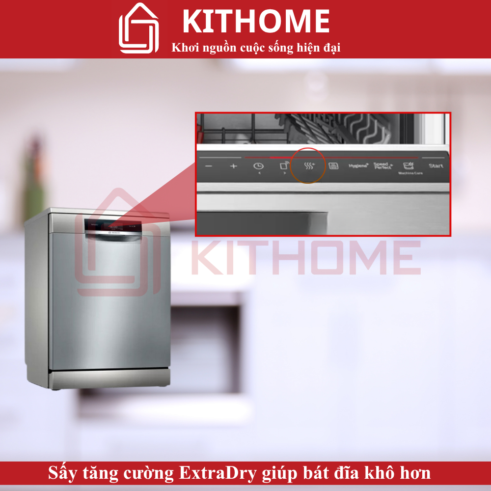 Sấy tăng cường ExtraDry giúp bát đĩa đạt độ khô tối ưu Sấy tăng cường ExtraDry giúp bát đĩa đạt độ khô tối ưu