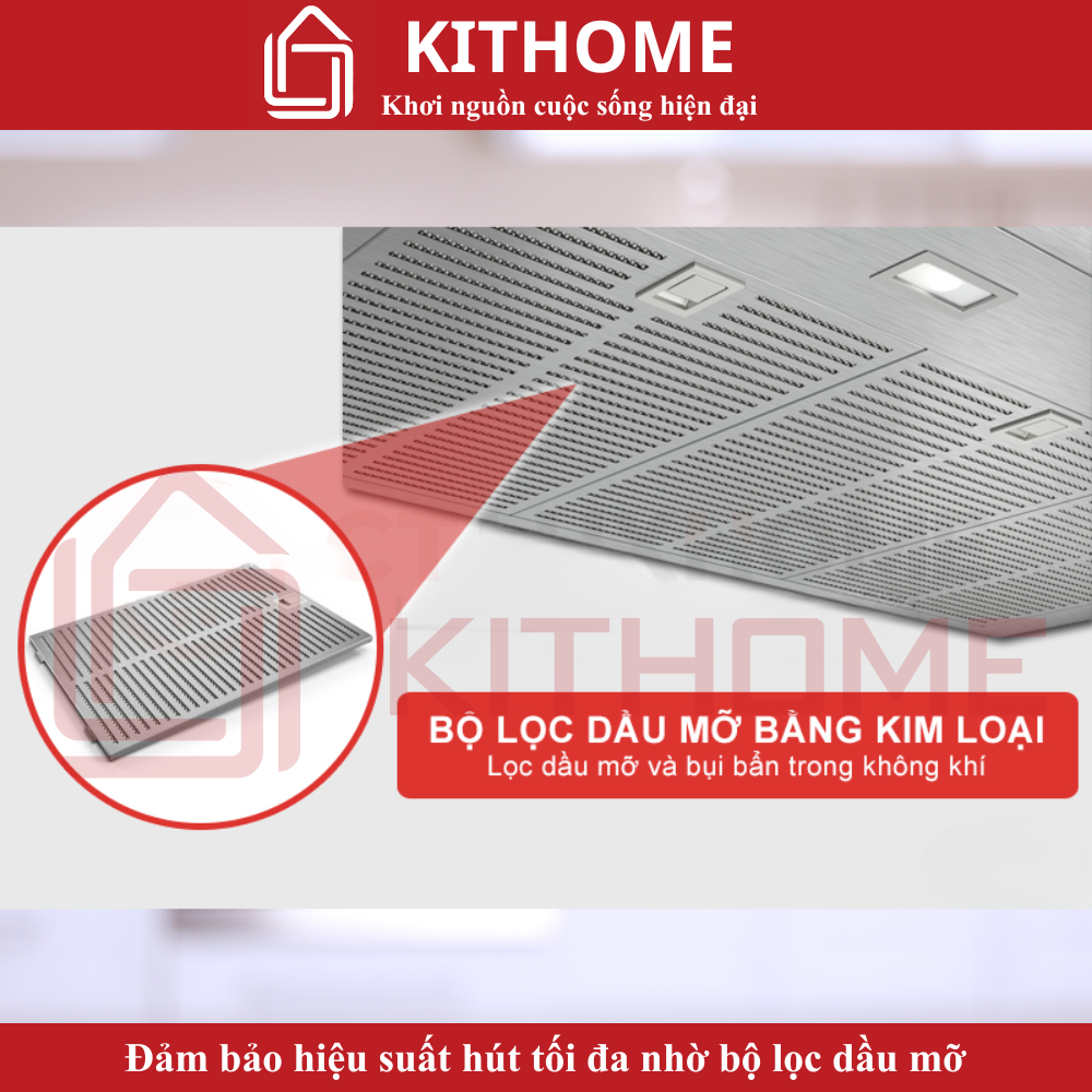 Bộ lọc dầu mỡ bằng kim loại