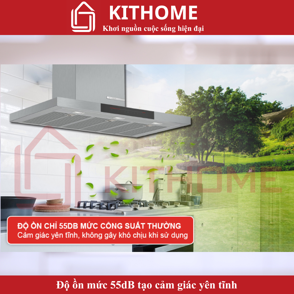 Hoạt động êm ái với độ ồn thấp