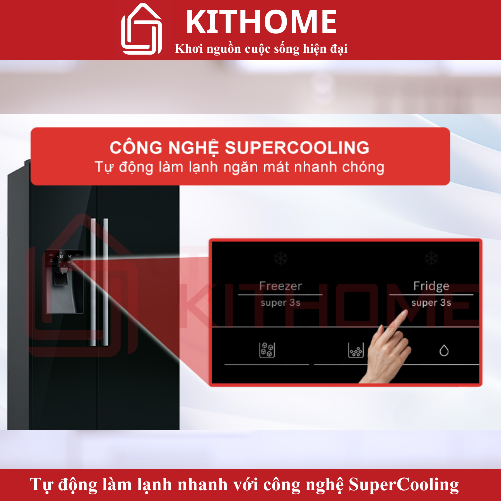 Công nghệ làm lạnh nhanh SuperCooling cho ngăn mát