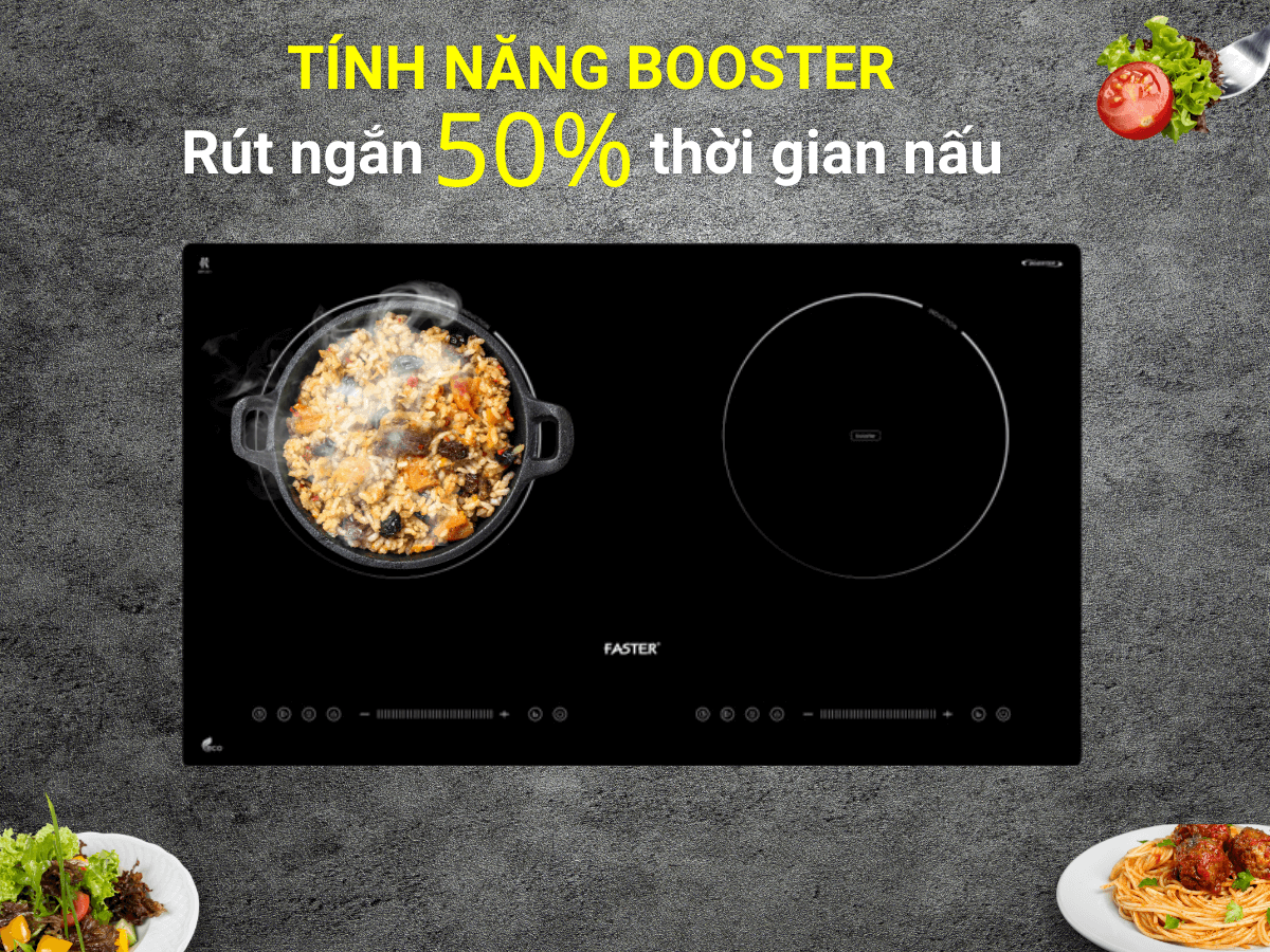 Gia Nhiệt Nhanh Với Tính Năng Booster