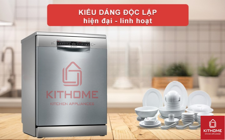 Thiết kế độc lập vuông vức chắc chắn, kiểu dáng linh hoạt