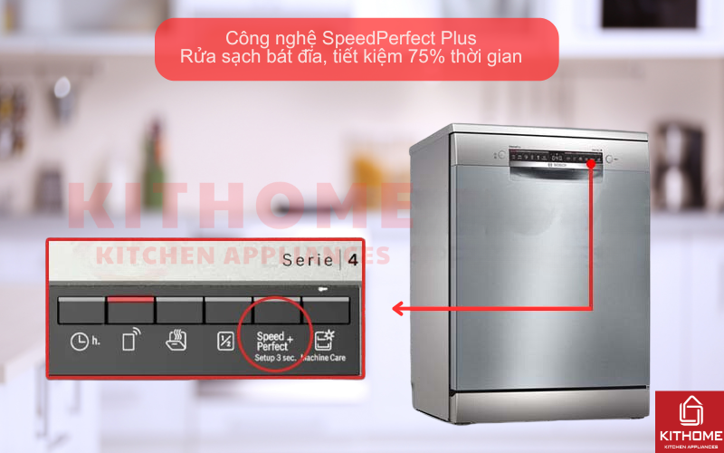 Giảm thời gian rửa với SpeedPerfect Plus