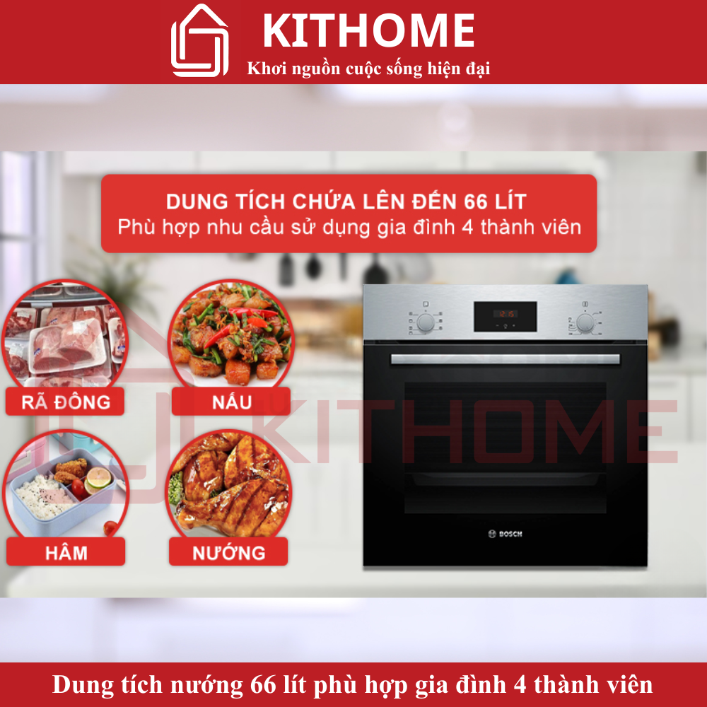 Dung tích 66 lít – Phù hợp gia đình 4 thành viên Dung tích 66 lít – Phù hợp gia đình 4 thành viên