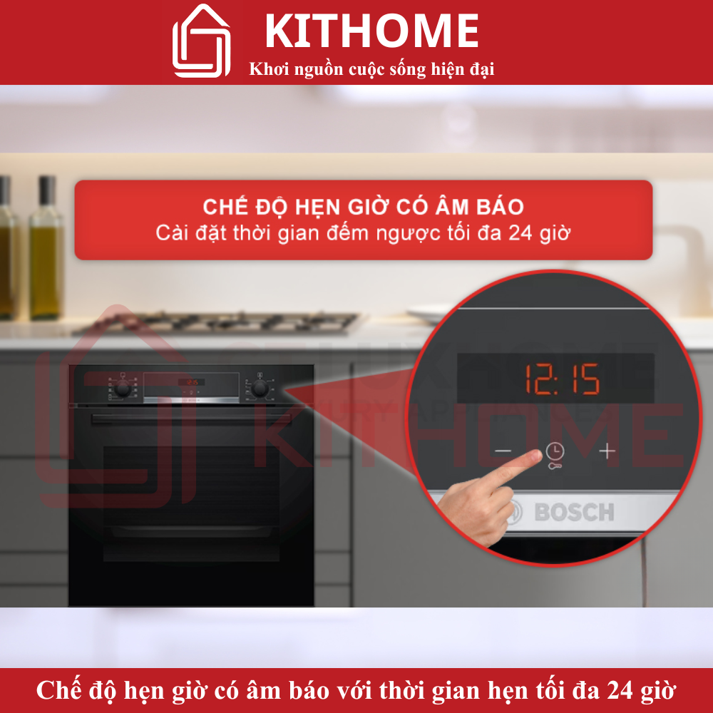 Chế độ hẹn giờ tiện lợi với âm báo Chế độ hẹn giờ tiện lợi với âm báo