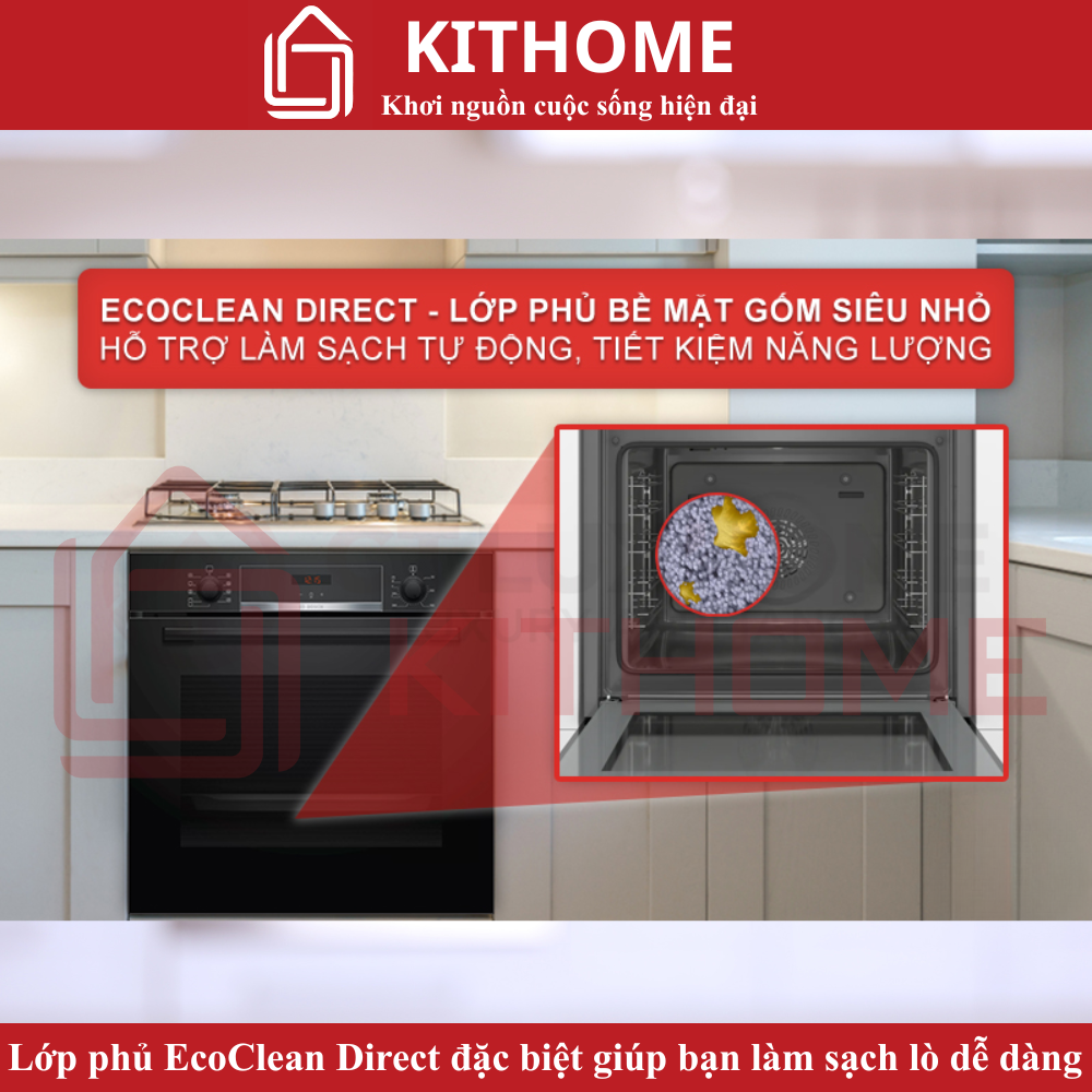 Lớp phủ EcoClean Direct giúp vệ sinh lò dễ dàng Lớp phủ EcoClean Direct giúp vệ sinh lò dễ dàng