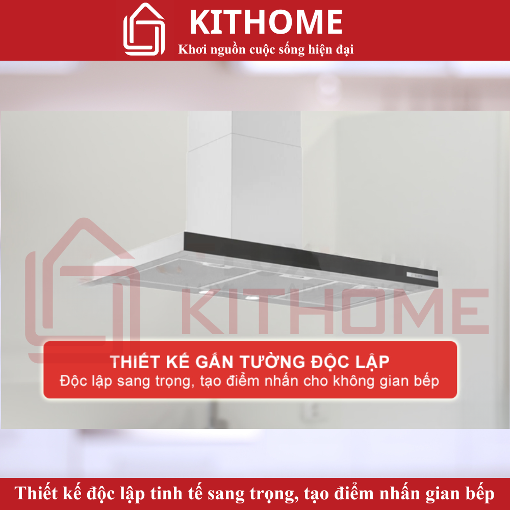 Thiết kế tinh tế, sang trọng, tạo điểm nhấn cho không gian bếp