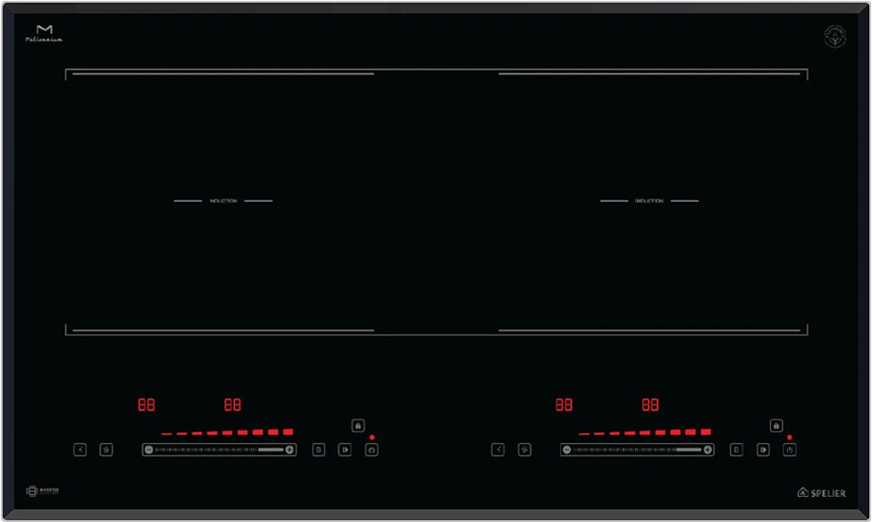 Bảng điều khiển Controls Flex Touch của STL540S này có thể nó là rất dễ điều khiển, thực ra nó chỉ có tổng cộng 2 thao tác là bạn có thể bắt đầu nấu (bật nguồn + kéo slider).