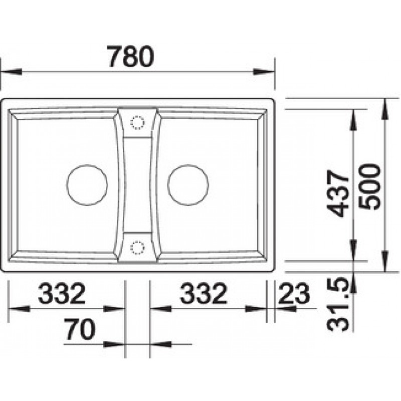 blanco lexa 8 alumetallic mh 2