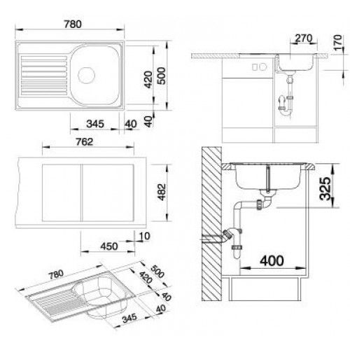 blanco tipo 45s compact 513442 mh 3