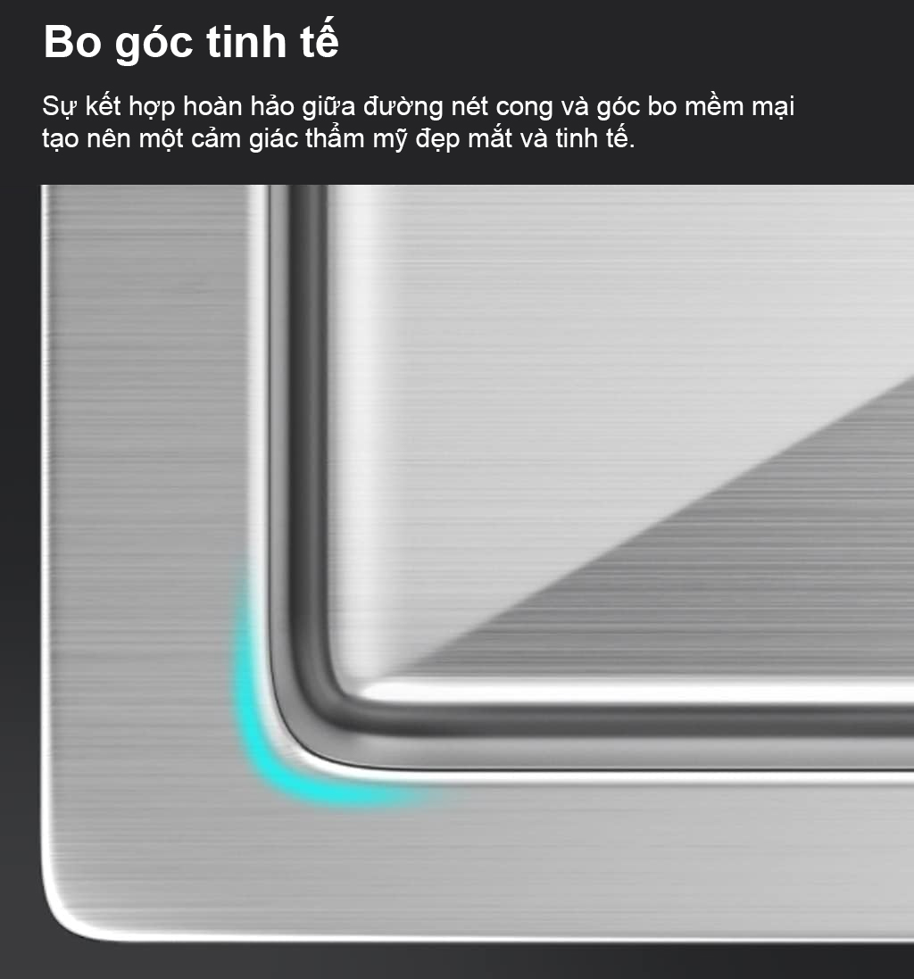 Sự kết hợp hoàn hảo giữa đường nét cong và góc bo mềm mại tạo nên một cảm giác thẩm mỹ đẹp mắt và tinh tế. Sự kết hợp hoàn hảo giữa đường nét cong và góc bo mềm mại tạo nên một cảm giác thẩm mỹ đẹp mắt và tinh tế.
