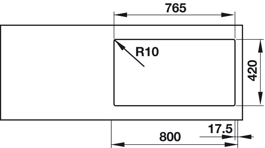 Chậu rửa Blanco QUATRUS R15 435/285-IU 570.27.179