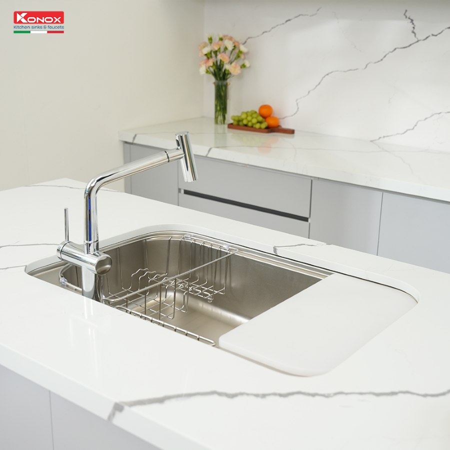 chau-rua-bat-1-ho-chong-xuoc-phong-cach-nhat-konox-tari-7861sr-1 Chậu rửa Konox Tari 7851SR