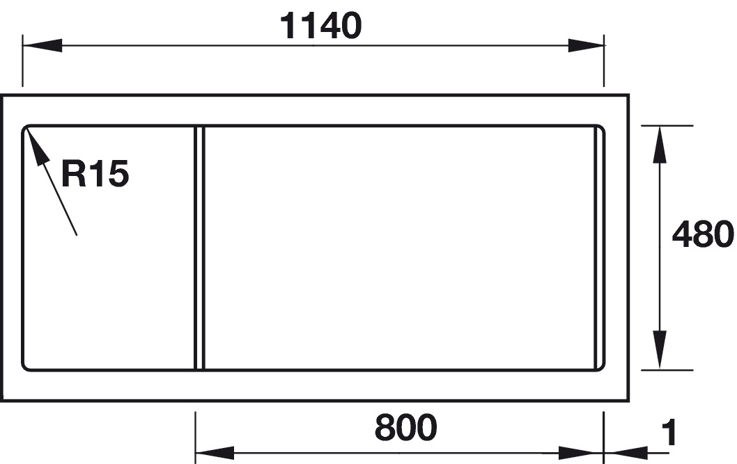 Chậu rửa Blanco Dinas 8S 570.27.209