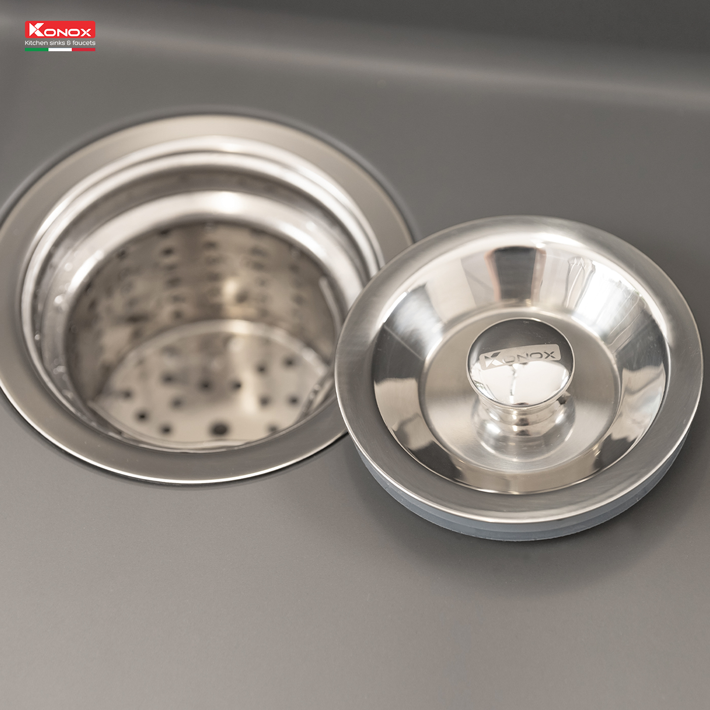 chau-rua-bat-da-1-ho-konox-naros-mau-xam-7 Chậu rửa Konox Naros 760S Grey