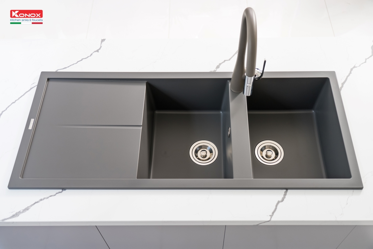 Chậu rửa Konox Livello Smart 1160 Grey
