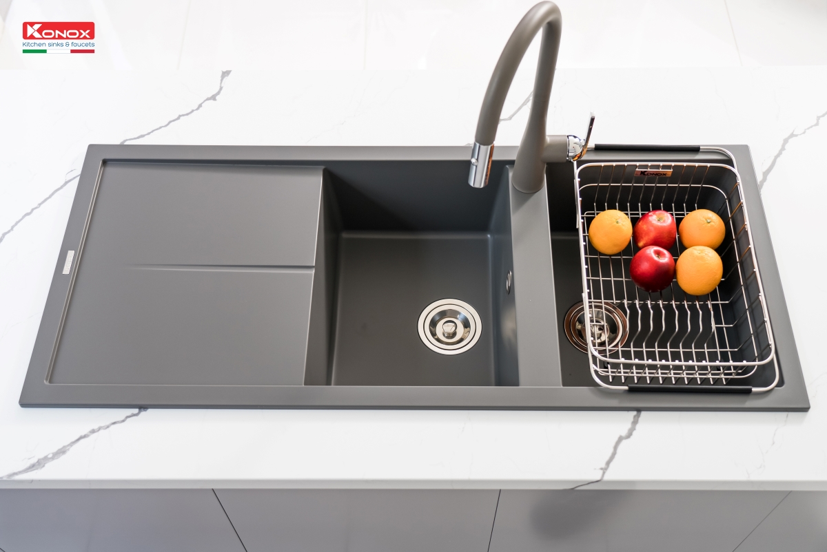 Chậu rửa Konox Livello Smart 1160 Grey