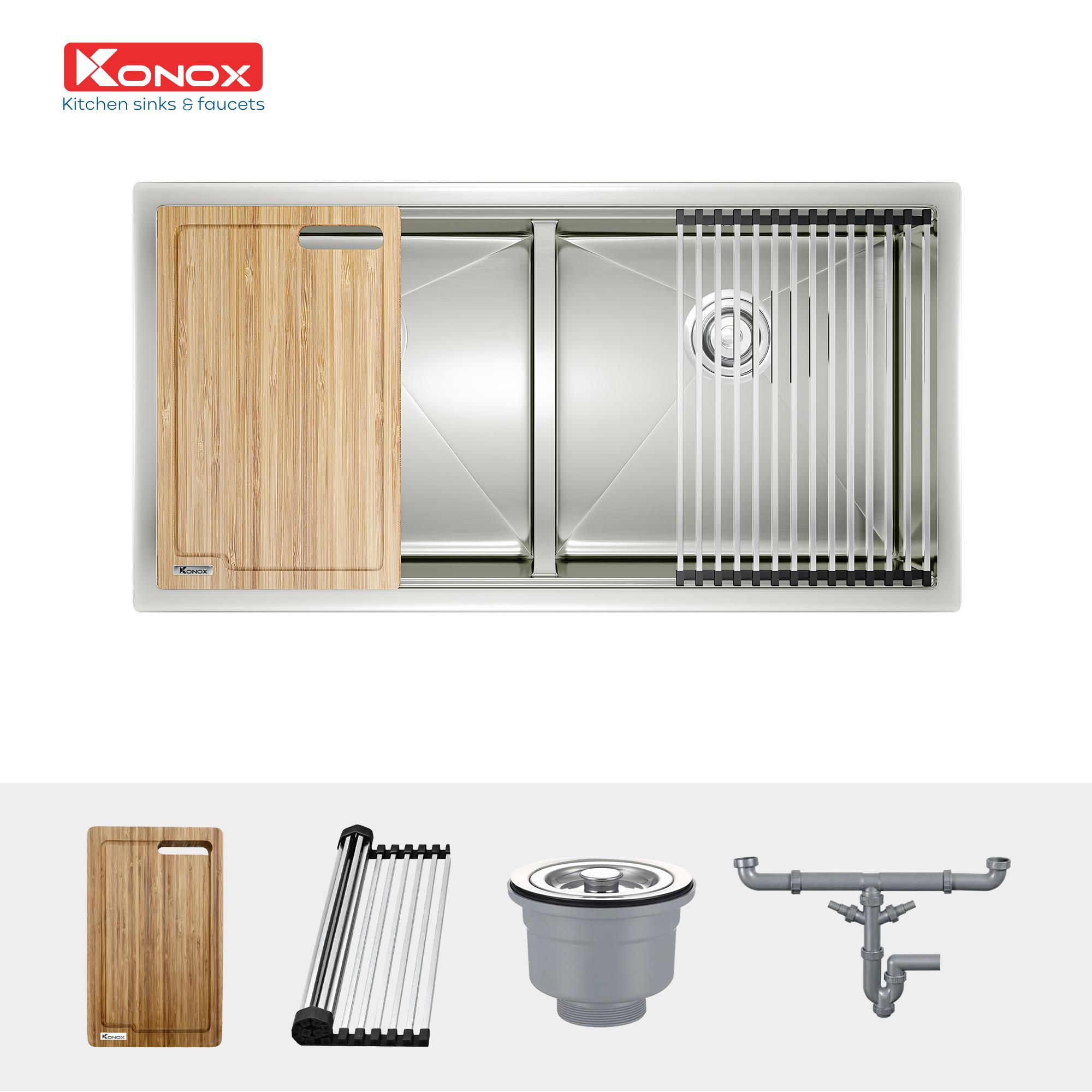 Chậu rửa Konox KN8046DUB
