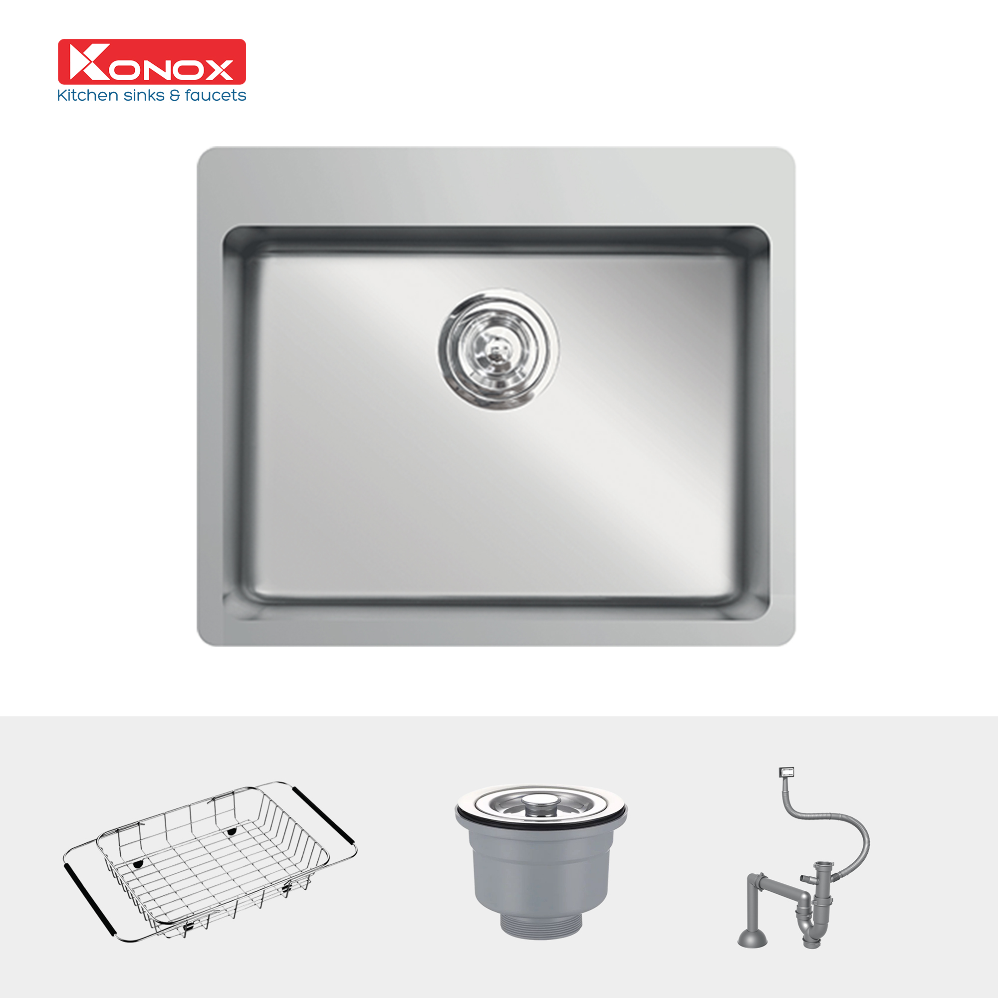 Chậu rửa Konox Turkey Sink Neron 600