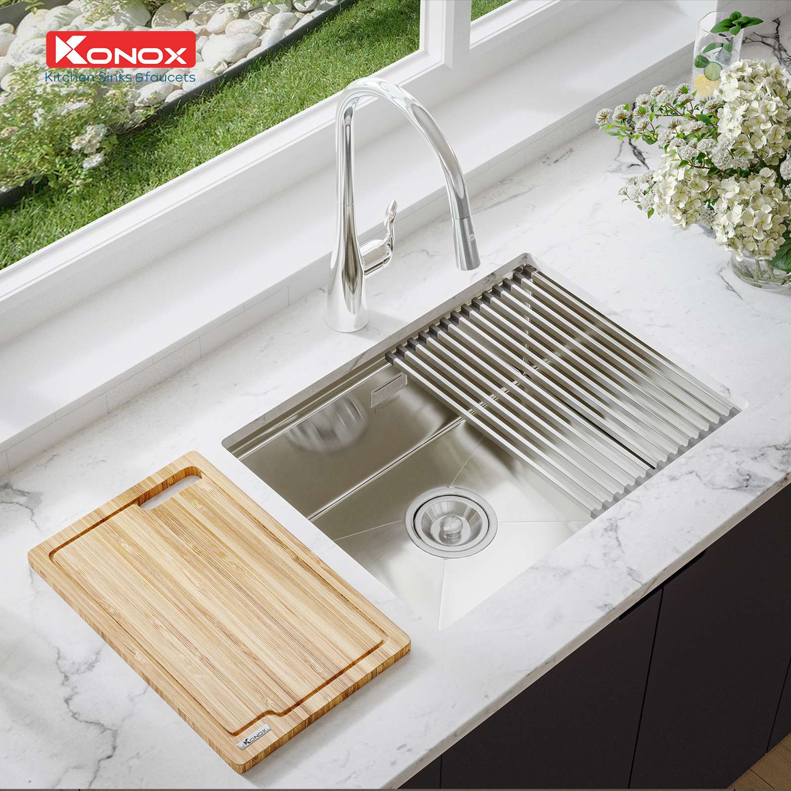 Chậu rửa Konox KN6046SU