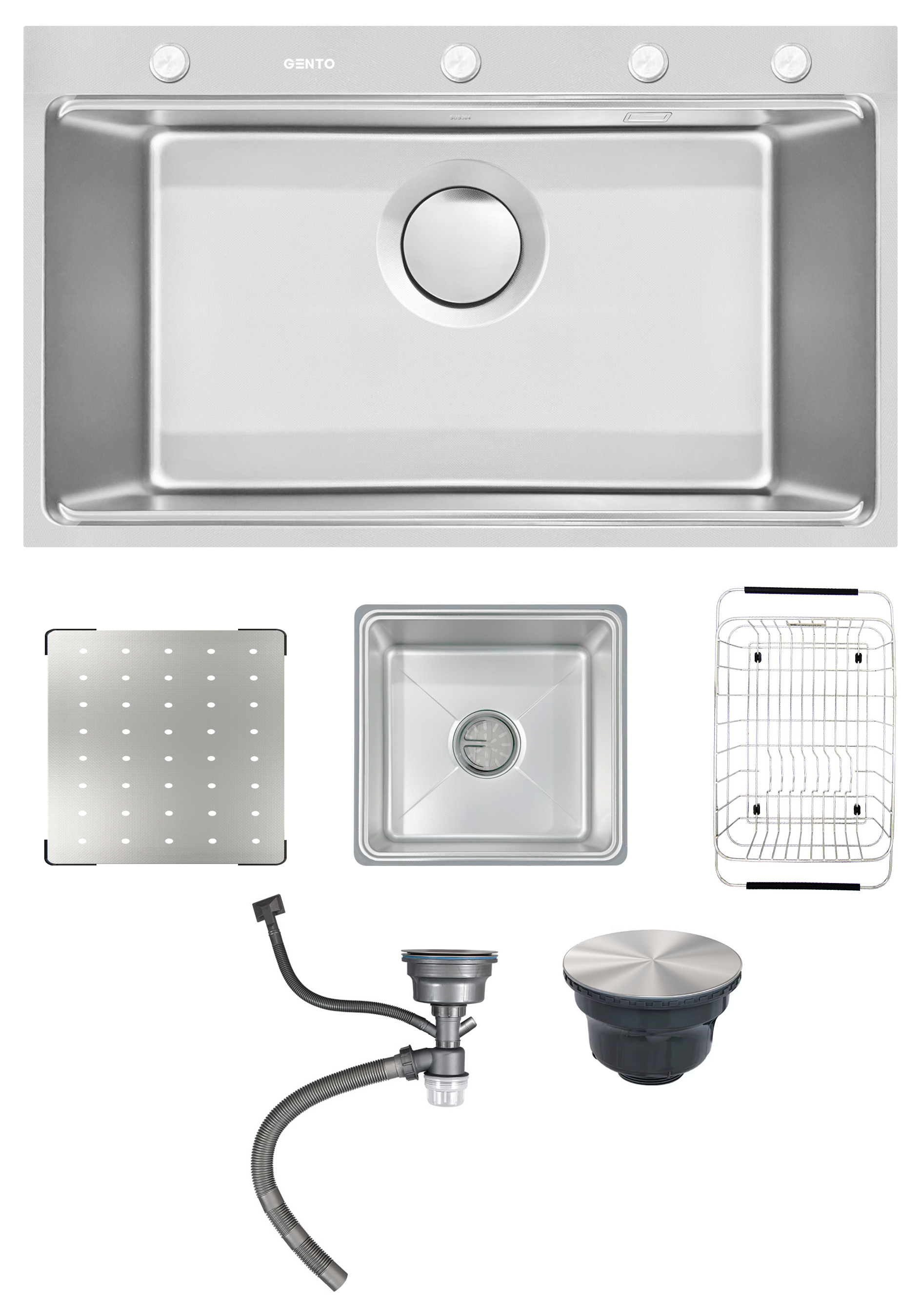 Chậu rửa Gento GT04-7848 New