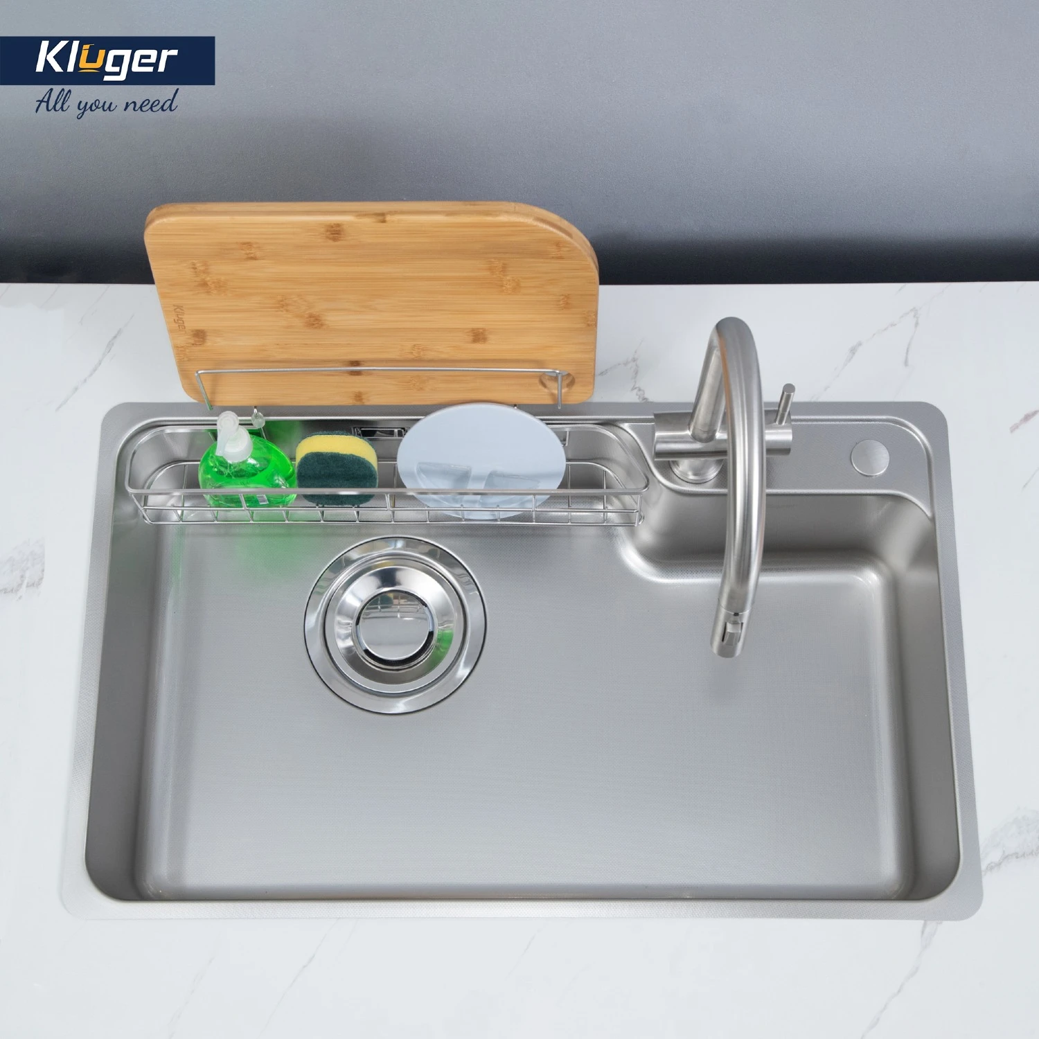 Chậu rửa Kluger KH8048FS-S80 | Lắp dương