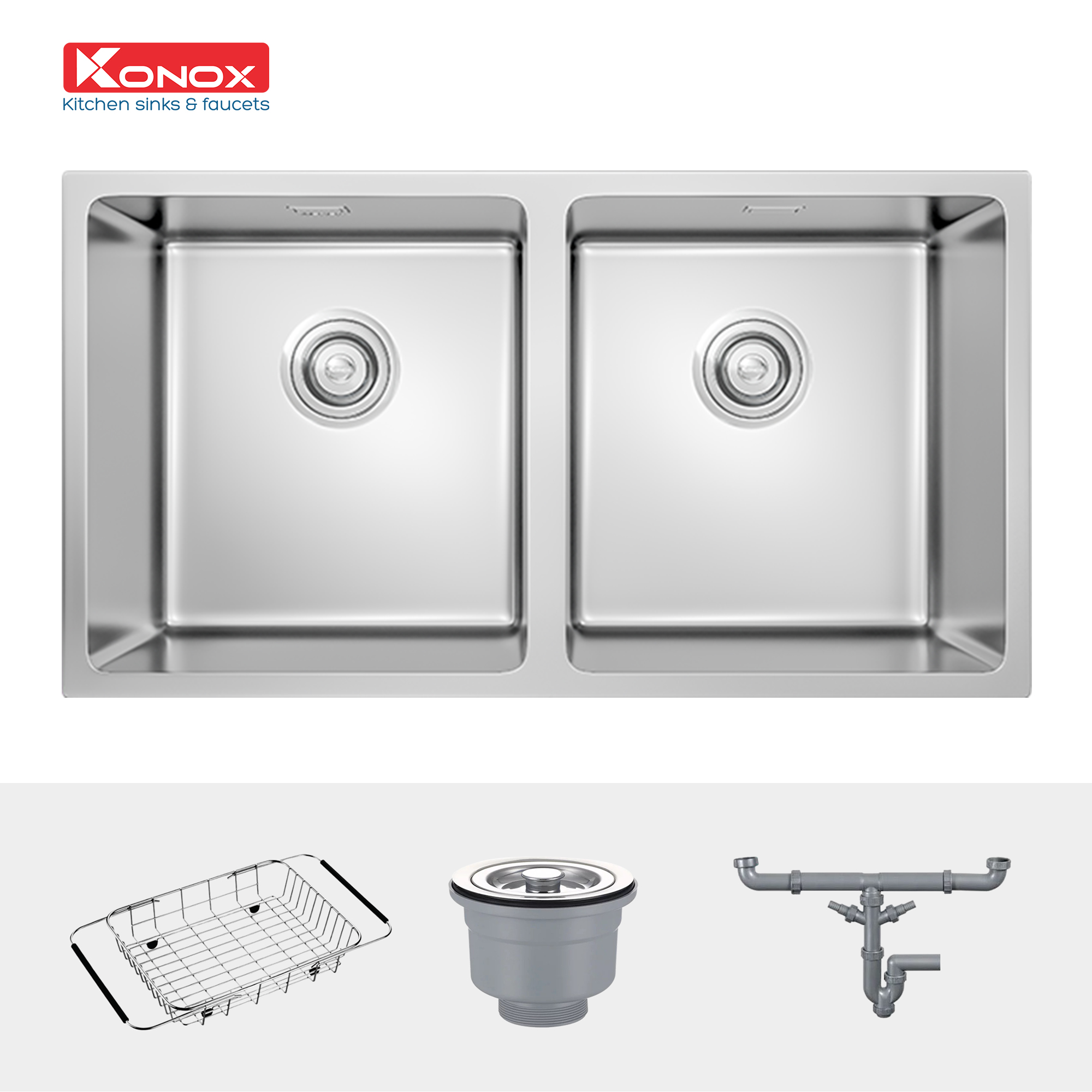 Chậu rửa Konox Cube 7544DU