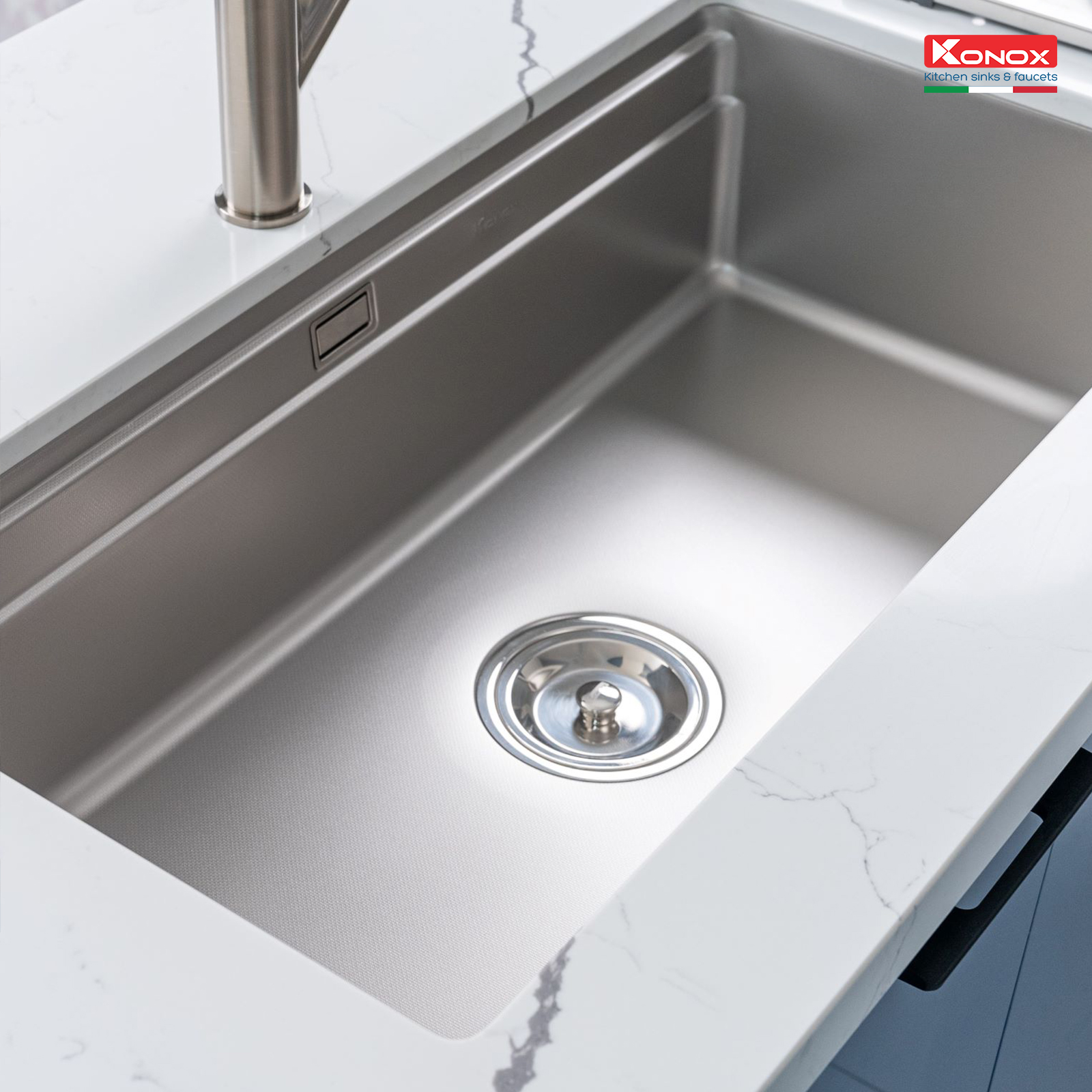 chau-rua-konox-kn8644su-dekor-8 Chậu rửa Konox KN8644SU Dekor