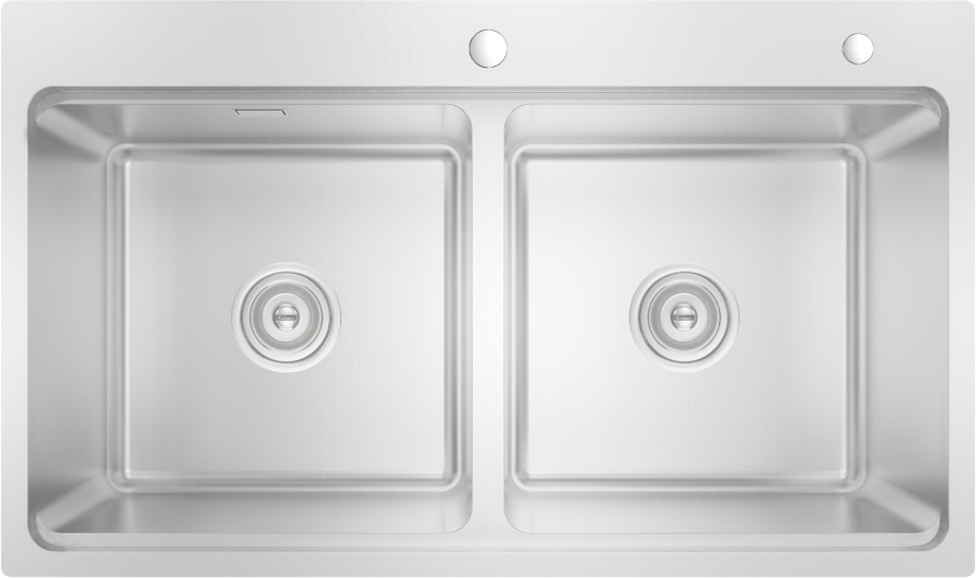 Chậu rửa bát Workstation Sink – Topmount Sink KN8651TD Dekor Basic là chậu 2 hố Chậu rửa bát Workstation Sink – Topmount Sink KN8651TD Dekor Basic là chậu 2 hố