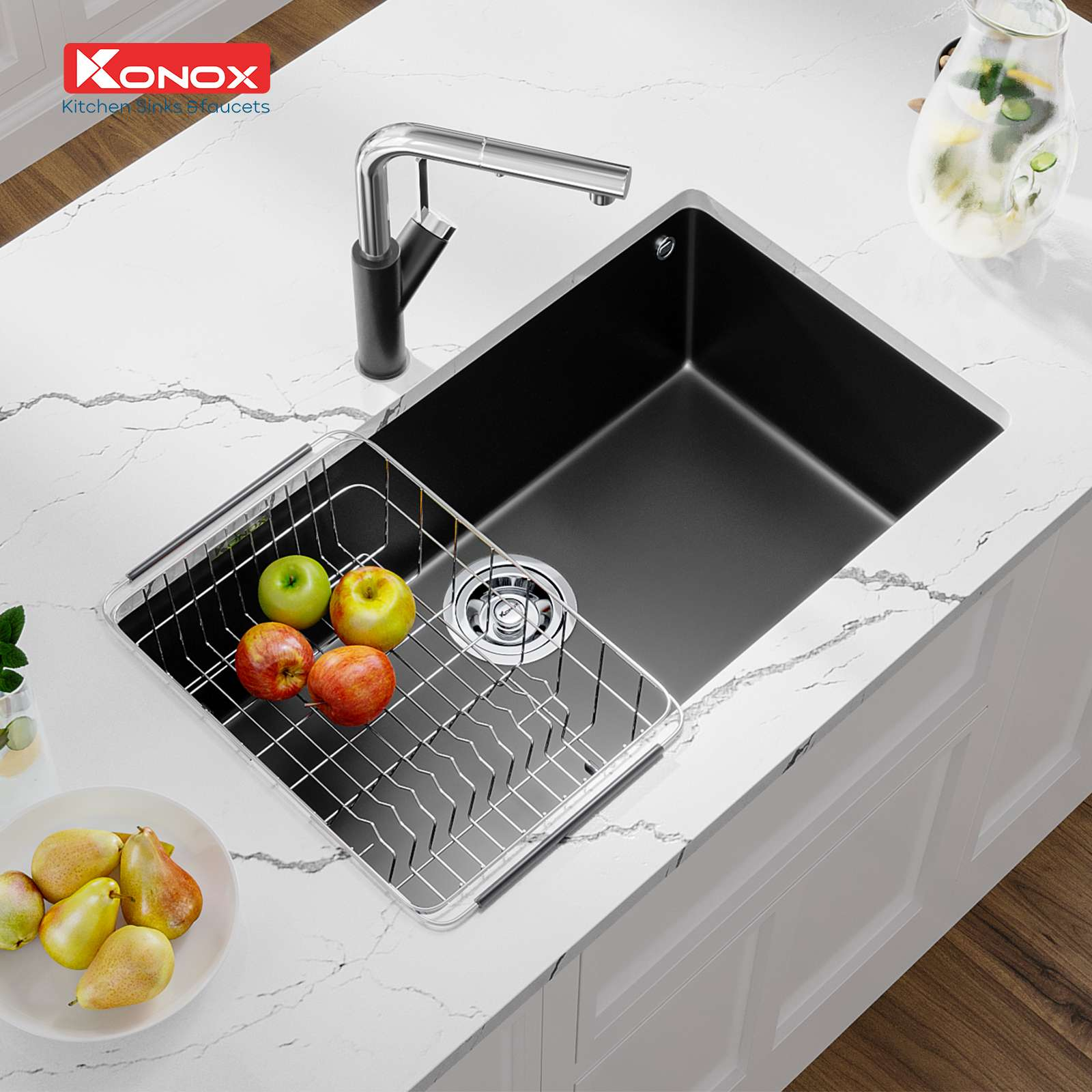 chau-rua-konox-naros-760s-black-6 Chậu rửa Konox Naros 760S Black