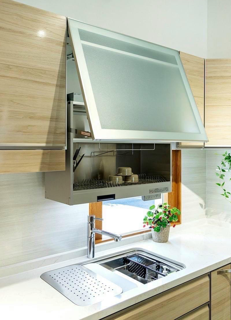 gia-bat-dia-nang-ha-dien-co-say-kho-garis-megkel-ml06-9h-14 Giá bát đĩa nâng hạ điện có sấy khô Garis | Megkel ML06.9H