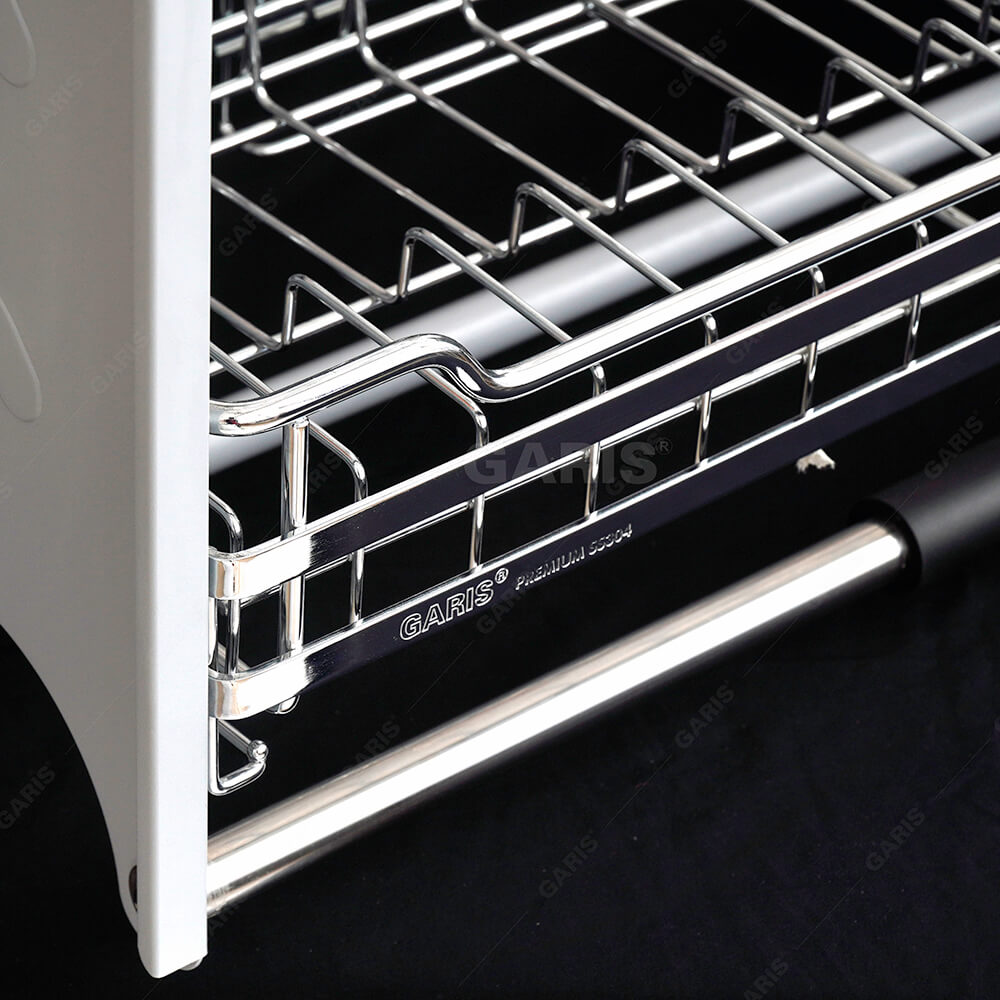 Bề mặt rổ được mạ Chrome 5 lớp nên có độ bền cao, chống han rỉ, chống oxy hóa và không xỉn màu trong môi trường sử dụng.