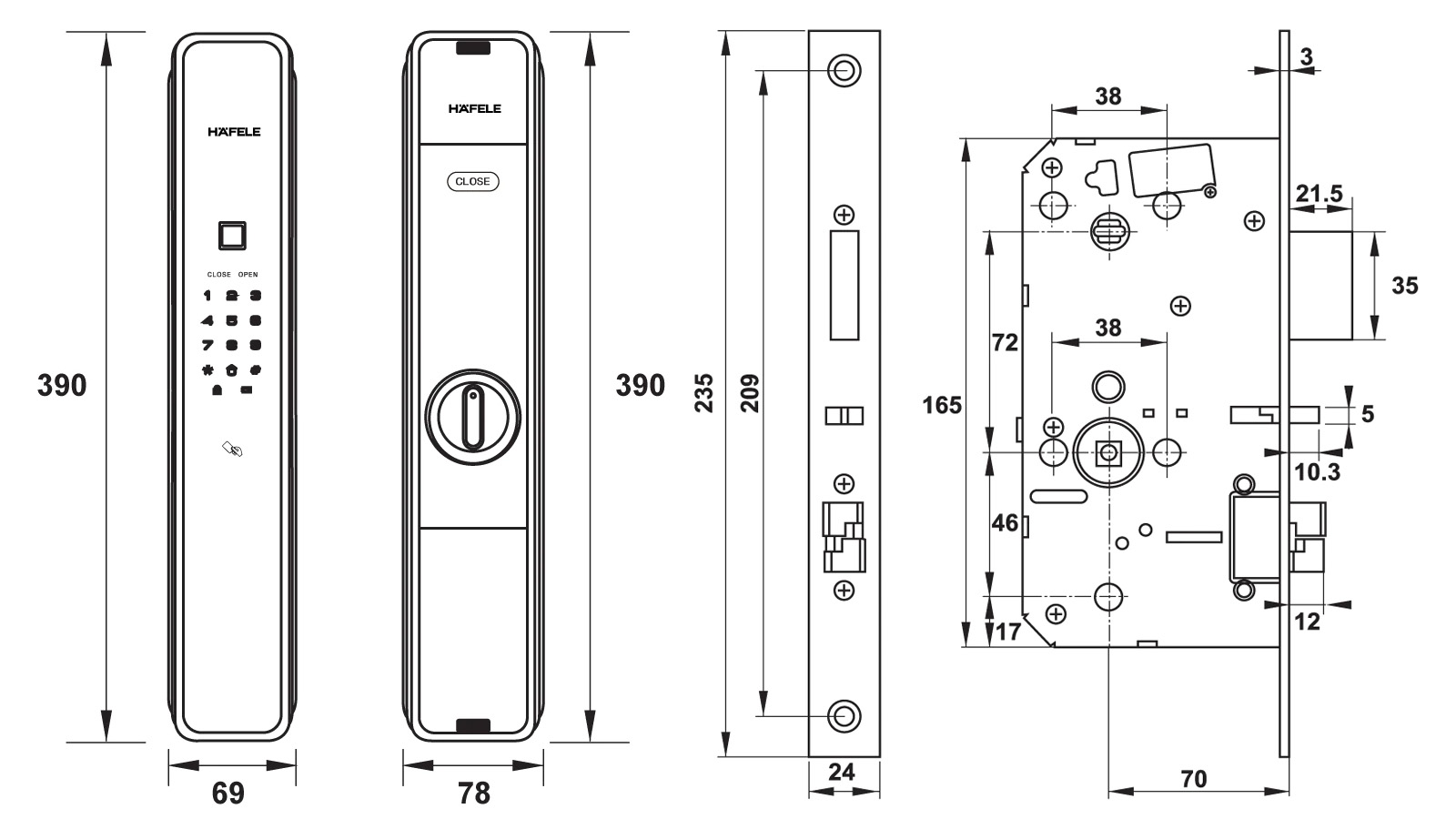 khoa cua bosch hafele pp9000 91205693 tskt