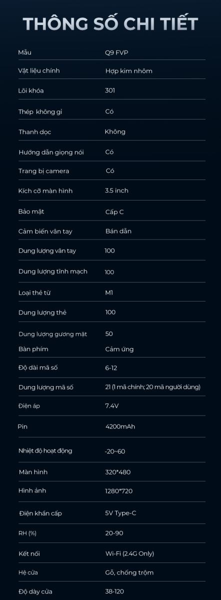 khoa cua kaadas q9 fvp tskt