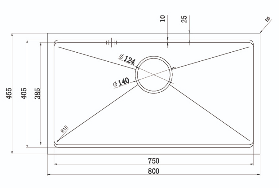 kich-thuoc-chau-rua-konox-kn8046su Chậu rửa Konox KN8046SU