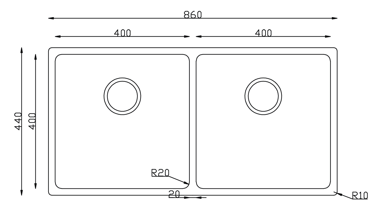 Chậu rửa Konox Turkey Sink Vigo 8644