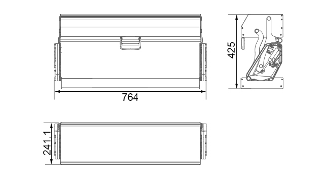 kich-thuoc-gia-gia-vi-bat-dia-nang-ha-2-tang-khay-nhom-mau-ghi-xam-garis-gl05-802-gl05-801 Giá gia vị bát đĩa nâng hạ 2 tầng khay nhôm màu ghi xám 800mm Garis GL05.802 + GL05.801