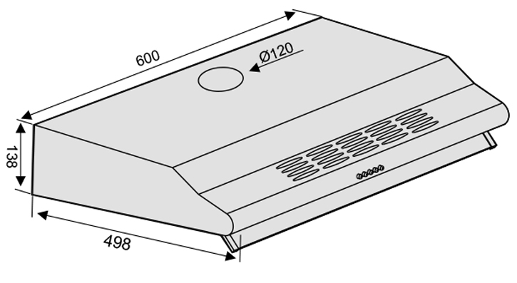 Máy hút mùi Lorca TA-3007M-60