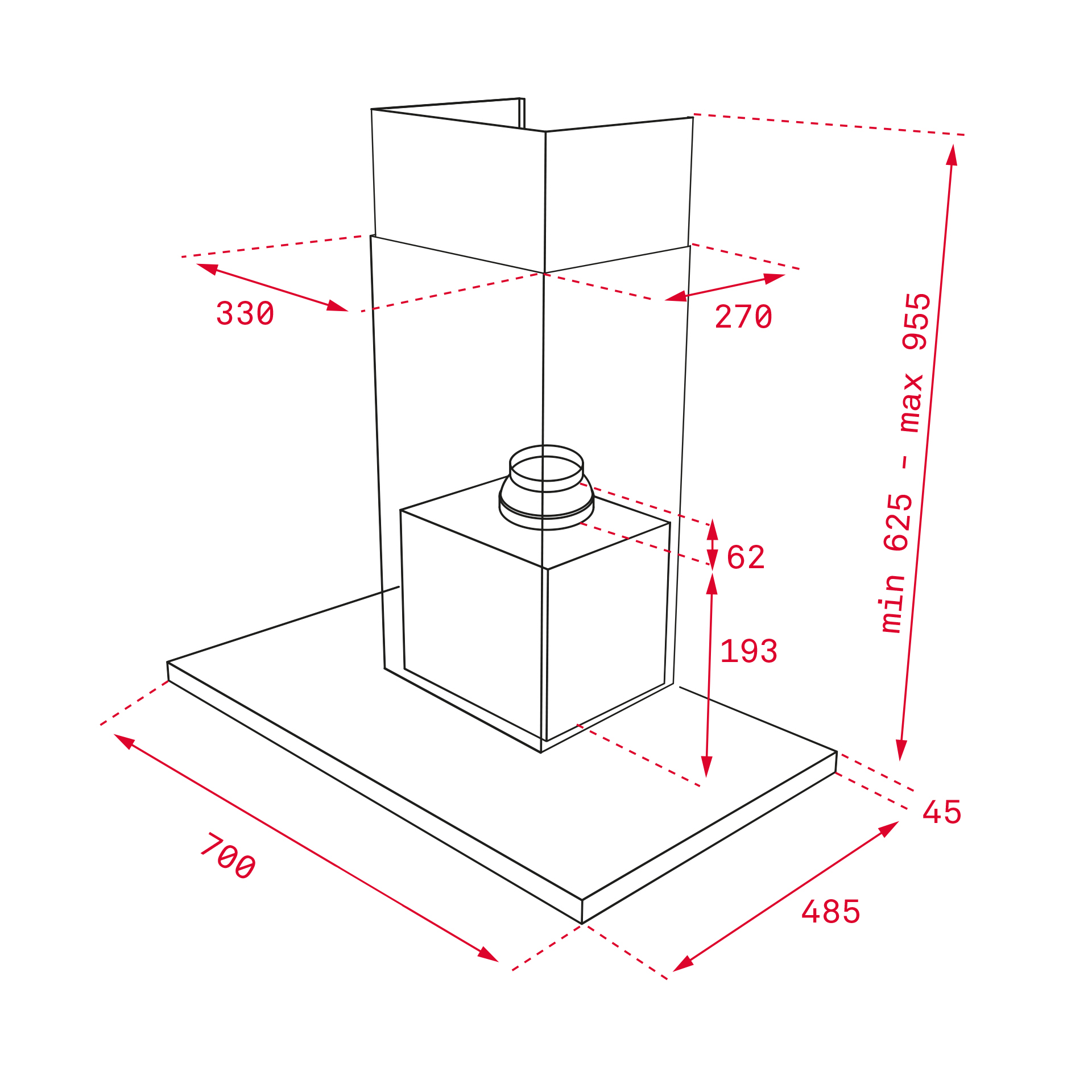 kich-thuoc-may-hut-mui-teka-dhl-786-t Máy hút mùi Teka DLH 786 T