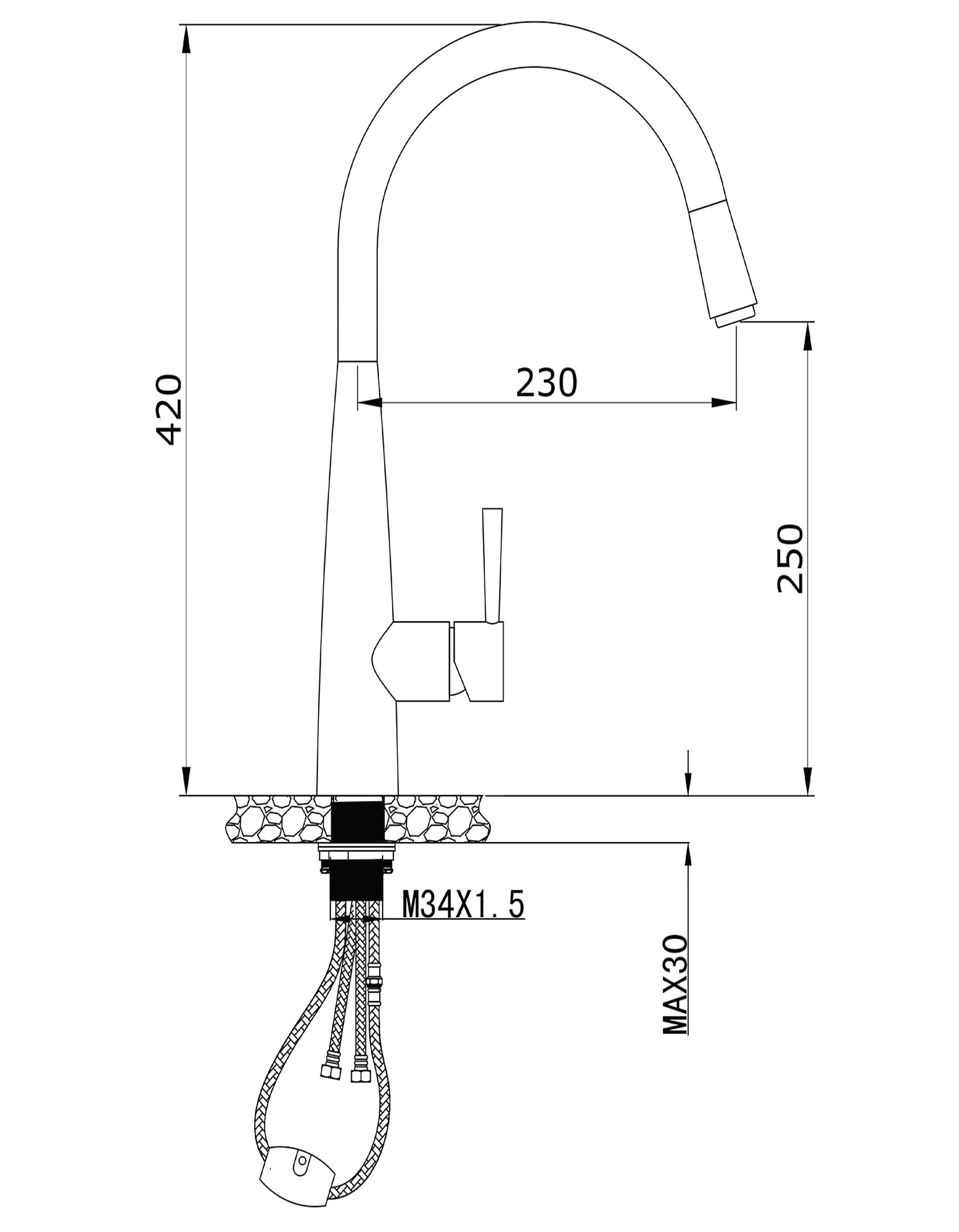 Vòi rửa Roslerer RL-968