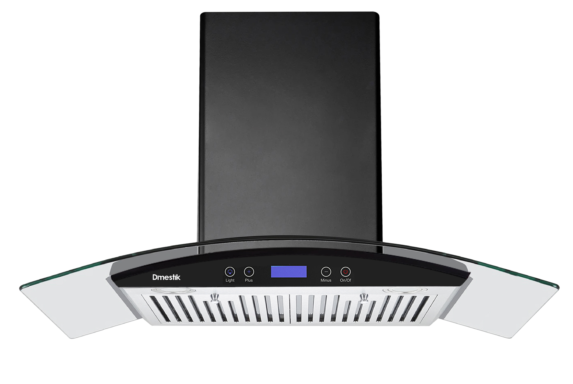 Máy hút mùi Dmestik TL 4290 DMK sử dụng bảng điều khiển cảm ứng gồm 3 tốc độ hút