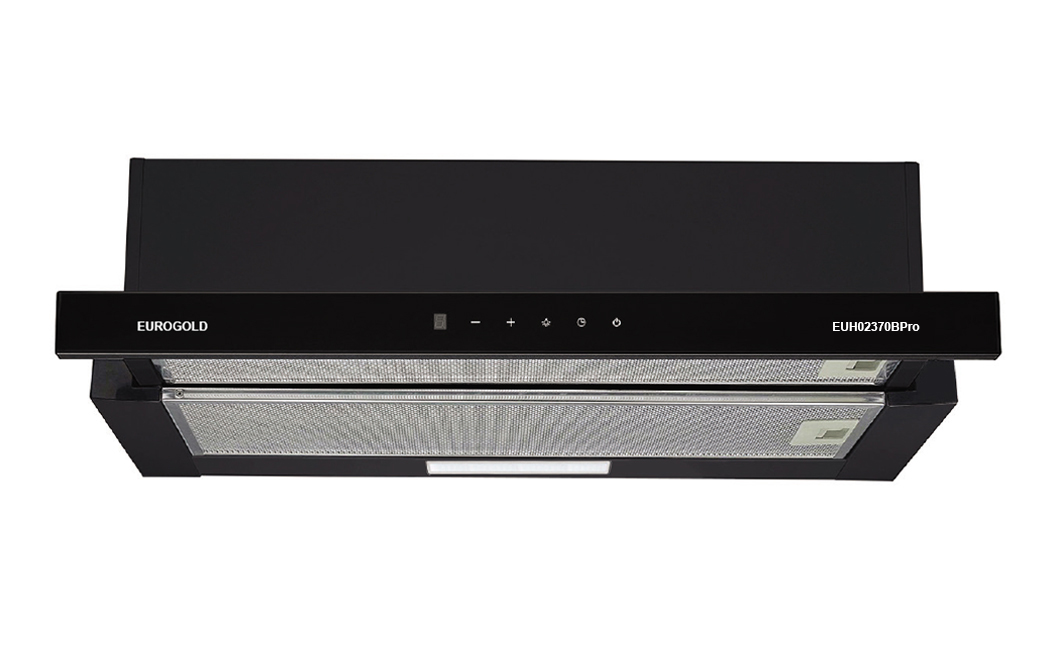 Máy hút mùi Eurogold EUH02370BPro trang bị bảng điều khiển cảm ứng giúp bạn dễ dàng điều khiển máy hút mùi bằng các thao tác chạm nhẹ