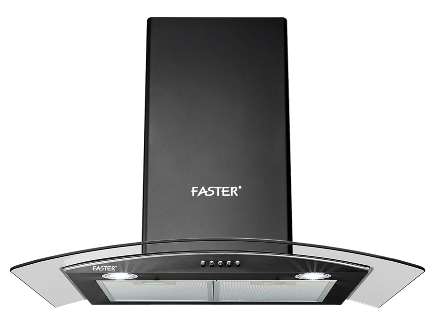 Thiết kế máy hút mùi gắn tường kính cong sang trọng, tạo điểm nhấn cho căn bếp Thiết kế máy hút mùi gắn tường kính cong sang trọng, tạo điểm nhấn cho căn bếp