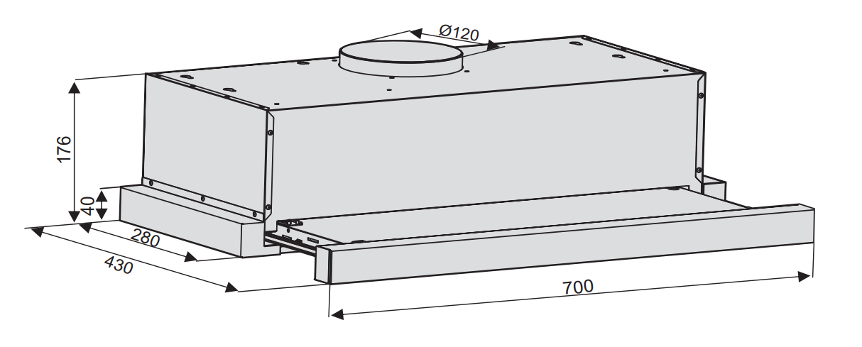 Máy hút mùi Lorca TA-3005P