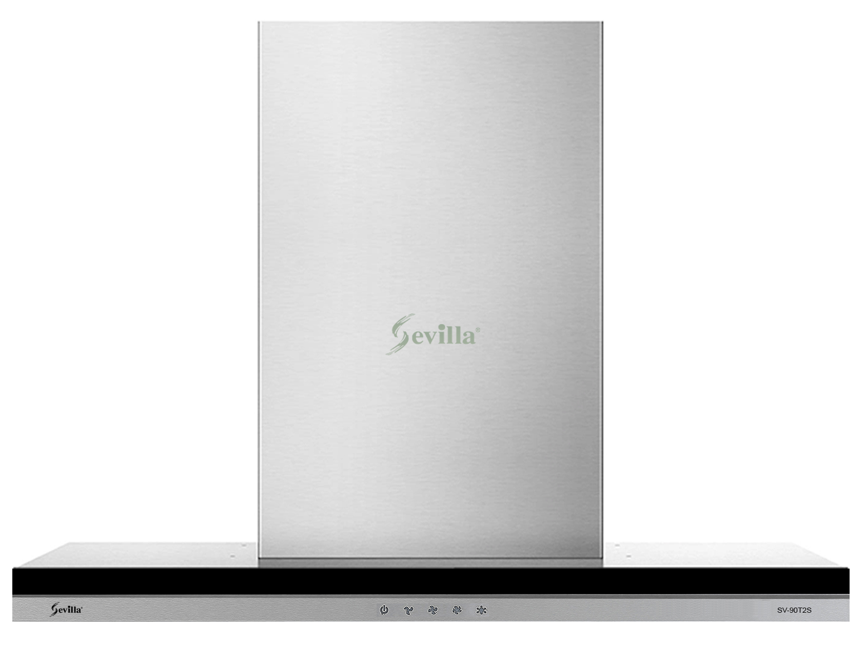 Máy hút mùi Sevilla SV-90T2S sử dụng bảng điều khiển phím cảm ứng 03 cấp độ hút Máy hút mùi Sevilla SV-90T2S sử dụng bảng điều khiển phím cảm ứng 03 cấp độ hút